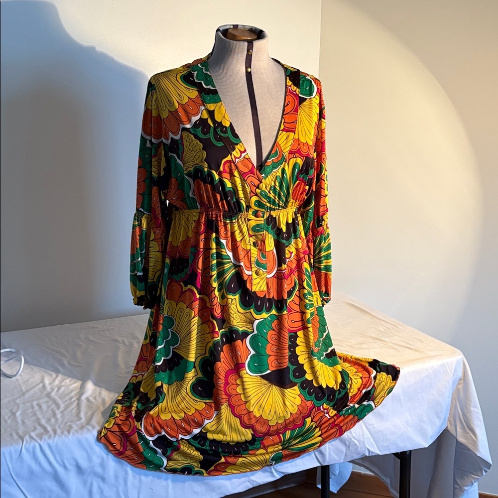 JACQUELINE CONOIR Retro Mini Dress